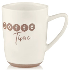 Чашка Ardesto Coffee, 340мл, кераміка, білий (AR3081)