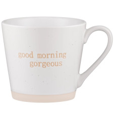 Чашка Ardesto Good Morning, 370мл, кераміка, білий (AR3031)