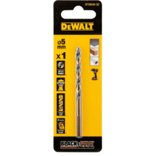 Сверло DeWALT по металлу Black & Gold,HSS-G, 5 х 86 х 52 мм (DT20520)