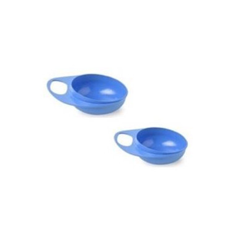 Тарелка детская Nuvita Easy Eating глубокая 2 шт. синяя (NV8431Blue)