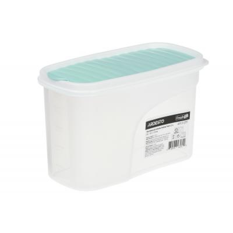 Емкость для сыпучих продуктов Ardesto Fresh 1.2 л Turquoise (AR1212TP)