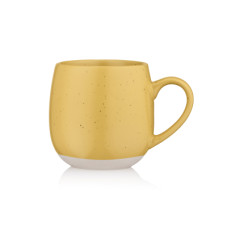 Чашка Ardesto Alcor, 450мл, кераміка, жовтий (AR3475RY)