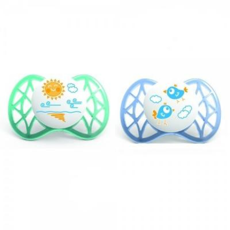 Пустышка Nuvita Air симметрическая 0м+ 2шт. для мальчика (NV7061Boy)
