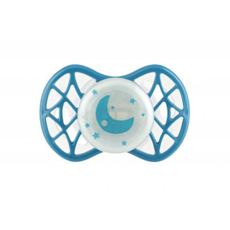Пустышка Nuvita Air55 Cool 0m+ симметрическая (светящаяся в темноте) (NV7065GE)