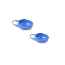 Тарілка дитяча Nuvita Easy Eating глибока 2 шт. синя (NV8431Blue)
