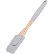Лопатка кухонна Ardesto Tasty Baking, 25см, силікон, дерево, сірий світлий (AR1560G)