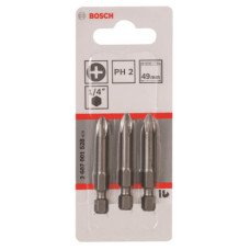 Набор бит Bosch Extra-Hart PH2, 49мм, 3шт (2.607.001.528)