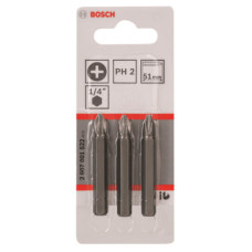 Набор бит Bosch Extra-Hart PH2, 51мм, 3шт (2.607.001.522)