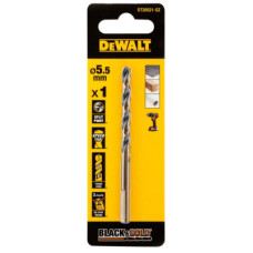 Сверло DeWALT по металлу Black & Gold,HSS-G, 5.5 х 93 х 57 мм (DT20521)