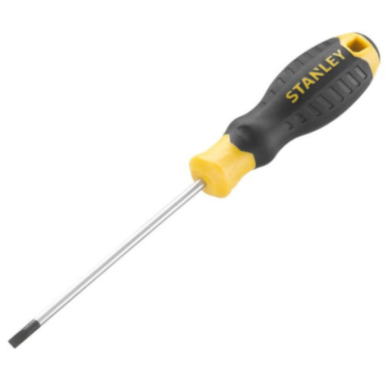 Отвертка Stanley Cushion Grip, SL4x100мм, с параллельным жалом. (STHT16195-0)