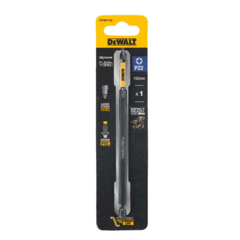 Бита для шуруповерта DeWALT EXTREME PZ2, L152 мм (DT7801T)