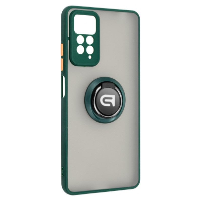 Чехол для планшета Armorstandart Frosted Matte Ring Xiaomi Redmi Note 12 Pro 4G Dark Green (ARM68383)