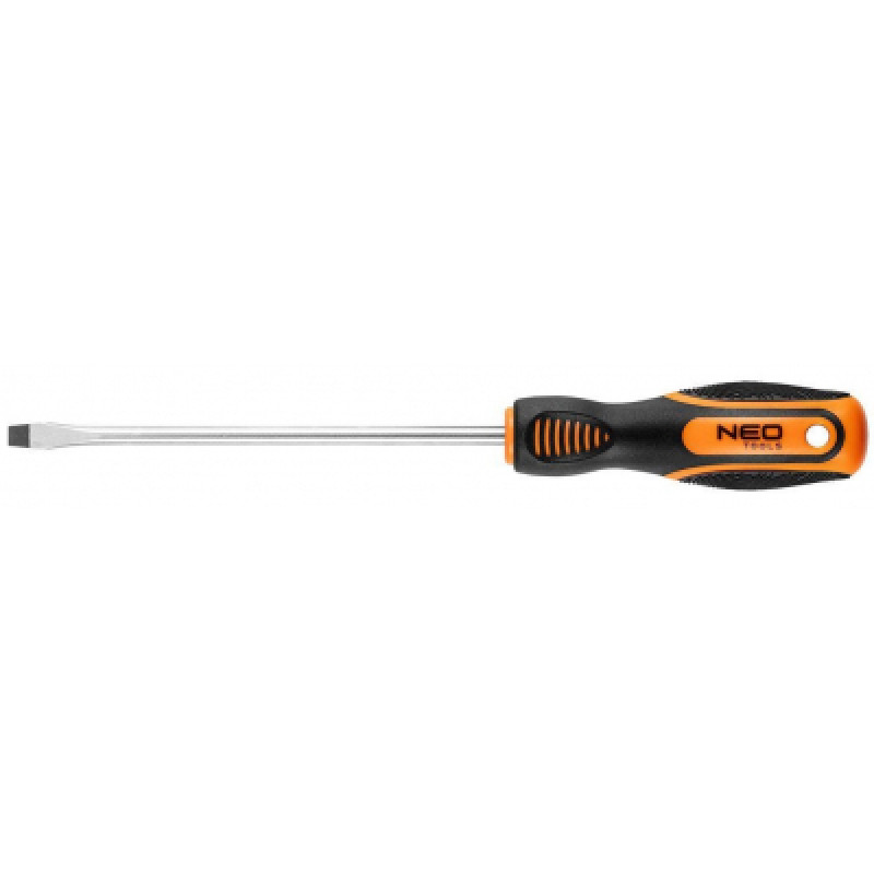 Отвертка Neo Tools шлицевая 6.5x150 мм, CrV (04-175)
