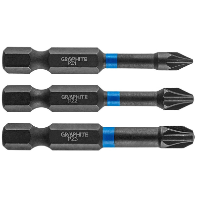 Набор бит Graphite ударные 3 ед., 1/4