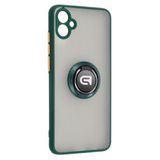 Чохол до планшета Armorstandart Frosted Matte Ring Samsung A04e (A042) Dark Green (ARM68347)
