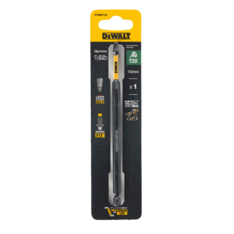Бита для шуруповерта DeWALT EXTREME T20, L152 мм (DT7802T)