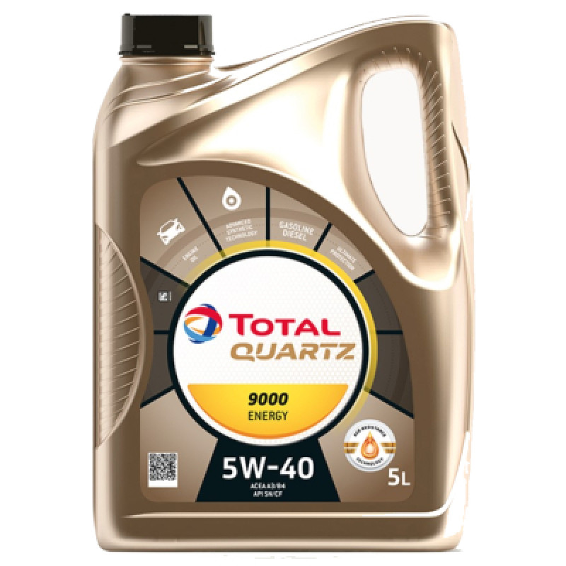 Моторное масло Total QUARTZ 9000 ENERGY 5W-40 5л (TL 216609)