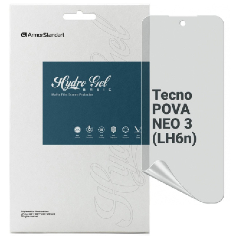 Пленка защитная Armorstandart Matte Tecno POVA NEO 3 (LH6n) (ARM70378)