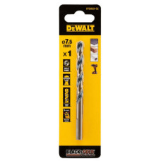 Сверло DeWALT по металлу Black & Gold,HSS-G, 7.5 х 109 х 69 мм (DT20525)