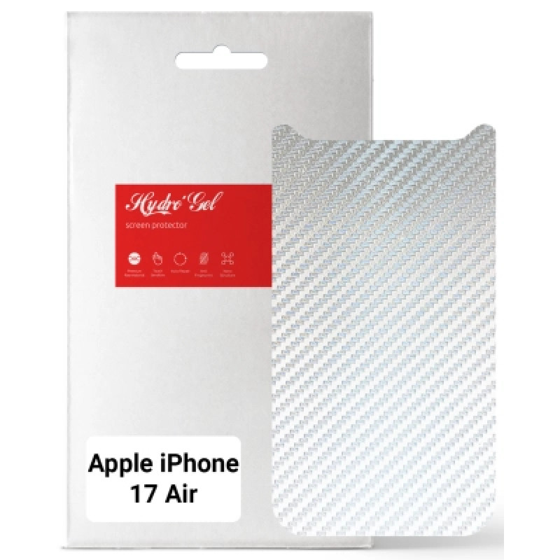Пленка защитная Armorstandart Back panel Carbone Apple iPhone 17 Air Silver (ARM86204)