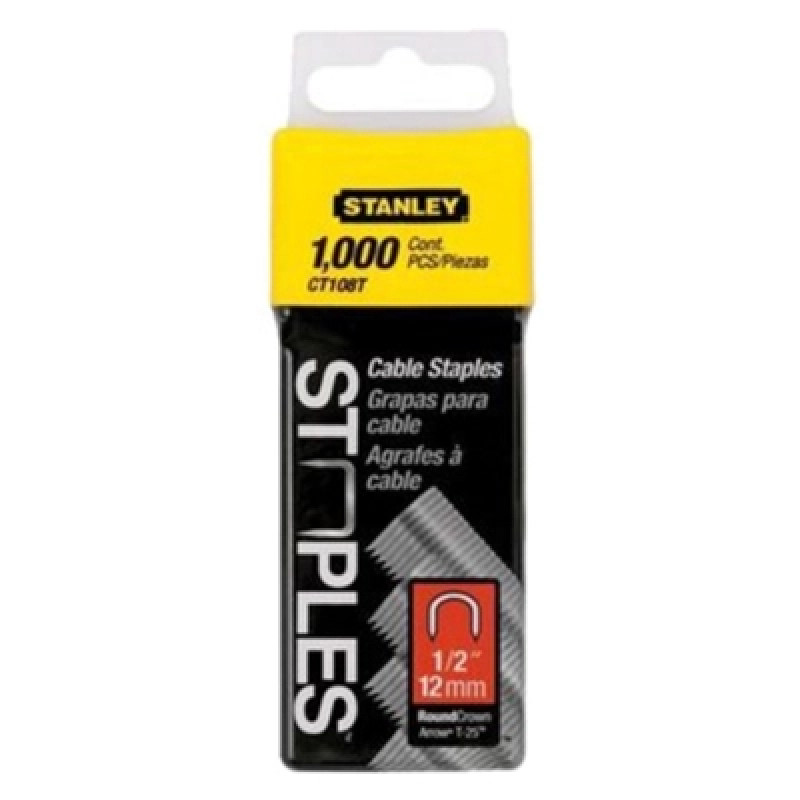 Скобы для строительного степлера Stanley CABLE, тип 