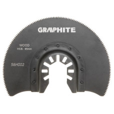 Насадка Graphite полукруг к многофункциональному инструменту HM HCS по дереву (56H002)