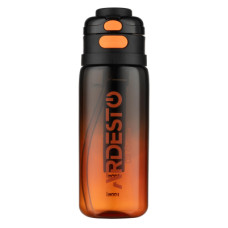 Бутылка для воды Ardesto Gym 800мл, пластик, чорний (AR2280GL)