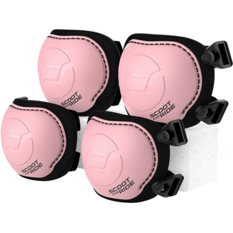 Комплект защиты Scoot&Ride рожевий, для дитини XXS, до 25 кг (SR-230925-ROSE)