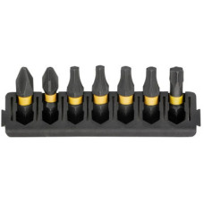 Набор бит DeWALT в касете для Tough Case, FlexTorq, L 25 мм, Рh2,Pz2,Т20 2 шт,Т25 2 шт,Т30 (DT70810)