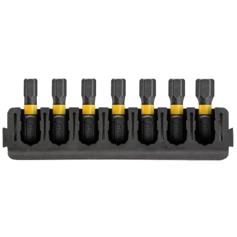 Набор бит DeWALT в касете для Tough Case, FlexTorq, L=25 мм, H3, H4-3 шт, H5-2 шт, H6 (DT70806)