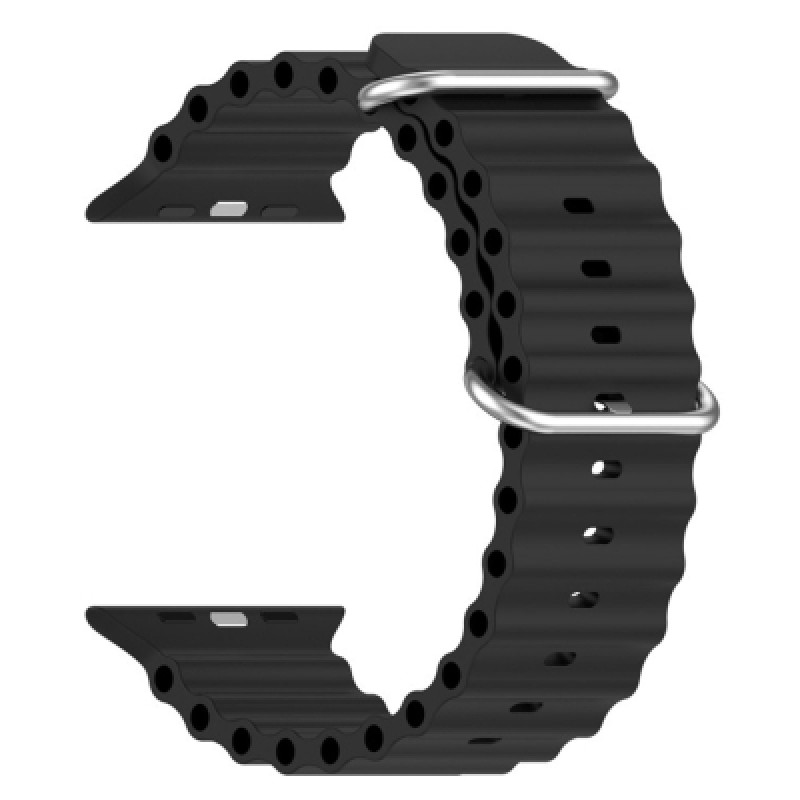 Ремешок для смарт-часов Armorstandart Ocean Band для Apple Watch 42 (Series 11-10)/41/40/38 Black (ARM74233)