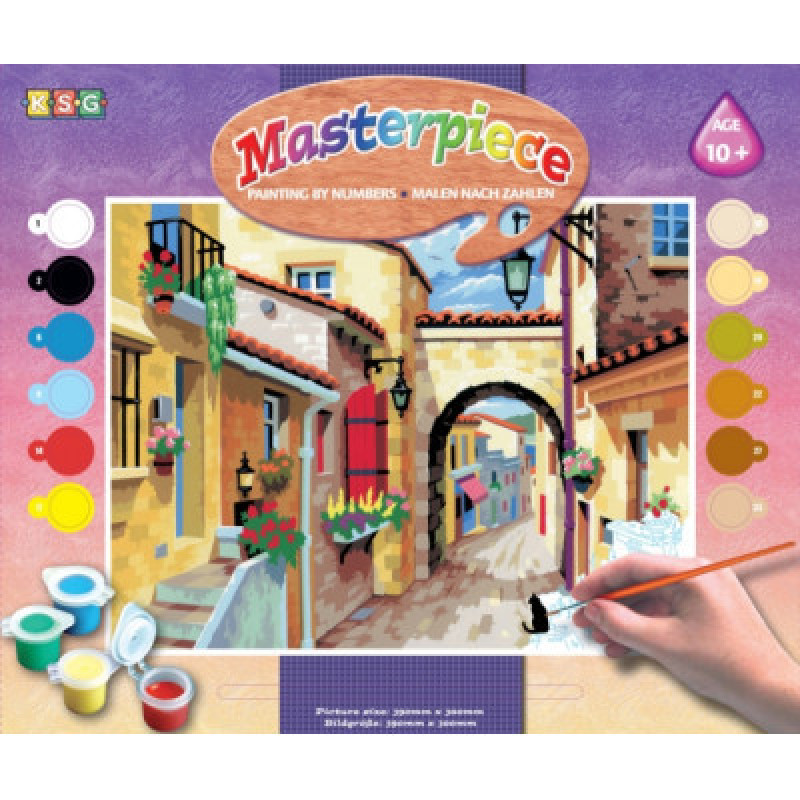 Набор для творчества Sequin Art AINTING BY NUMBERS SENIOR A Quiet Street (SA0129)