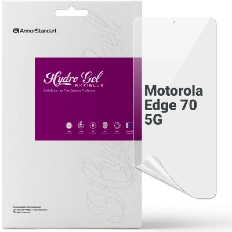 Пленка защитная Armorstandart hydrogel Anti-Blue Motorola Edge 70 5G (ARM89643)