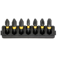 Набор бит DeWALT в касете для Tough Case,FlexTorq,L 25 мм, Рh1,Рh2 2 шт, Pz1,Pz2 2 шт, Pz3 (DT70809)