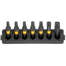 Набор бит DeWALT в касете для Tough Case, FlexTorq, L25 мм,Т15,Т20-2 шт, Т25-2 шт,Т30,Т40 (DT70816)
