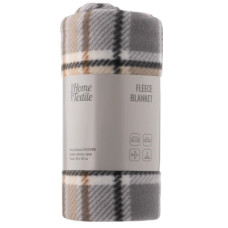 Плед Ardesto Fleece 100% полиэстер, серый 130х160 см (ART0721PB)
