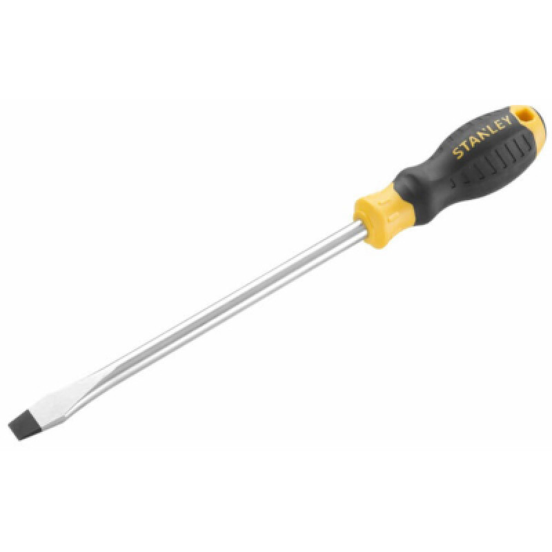 Отвертка Stanley Cushion Grip, SL10x200мм, с расширяющимся жалом. (STHT16150-0)