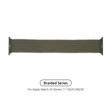 Ремінець до смарт-годинника Armorstandart Braided Solo Loop для Apple Watch 42 (Series 11-10)/41/40/38 Inverness Green Size 4 (132 mm) (ARM58064)
