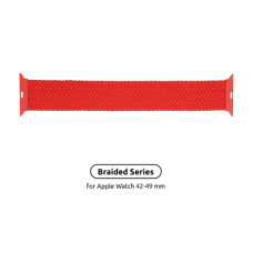 Ремінець до смарт-годинника Armorstandart Braided Solo Loop для Apple Watch 49/46/45/44/42 (Series 1-3) Red Size 6 (148 mm) (ARM58081)