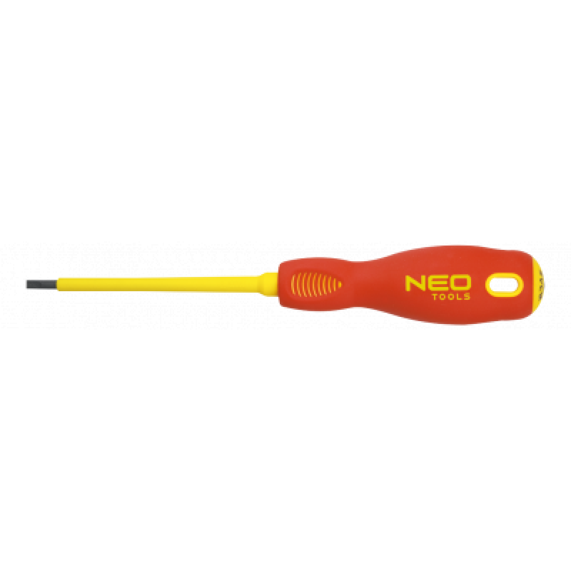 Отвертка Neo Tools шлицевая 3.0 x 100 мм, (1000 В), CrMo (04-052)