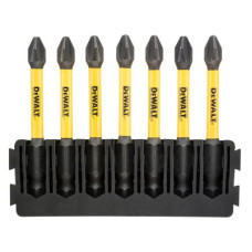Набор бит DeWALT в касете для Tough Case, FlexTorq, L = 57 мм, бита Рh2 - 7 шт, (DT70817)