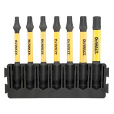 Набор бит DeWALT в касете для Tough Case, FlexTorq, L57 мм,Т15 Т20 2шт. Т25 2шт, Т30,Т40 (DT70825)