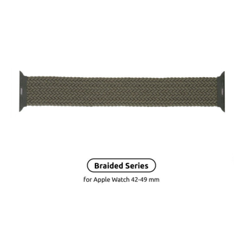 Ремешок для смарт-часов Armorstandart Braided Solo Loop для Apple Watch 49/46/45/44/42 (Series 1-3) Inverness Green Size 8 (160 mm) (ARM58076)