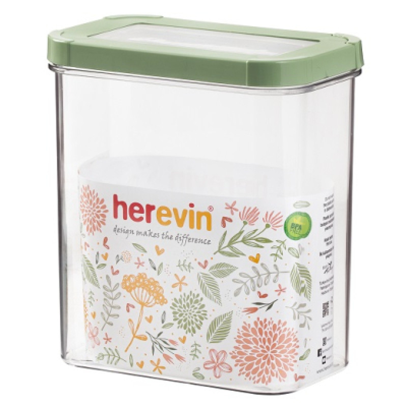 Пищевой контейнер Herevin Storage Canister-Green-Peach 1.8 л (161207-100)