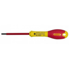 Отвертка Stanley FatMax, шлицевая, SL 3.5х75мм, 1000 В (0-65-411)