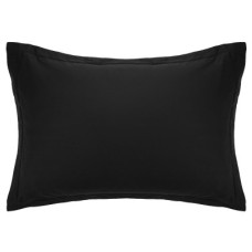 Наволочка Ardesto Mix&Match Premium 50х70+5см 100% хлопок, черный сатин (ART5070PCL)