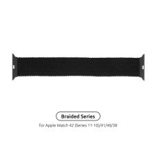 Ремінець до смарт-годинника Armorstandart Braided Solo Loop для Apple Watch 42 (Series 11-10)/41/40/38 Charcoal Size 6 (144 mm) (ARM58062)