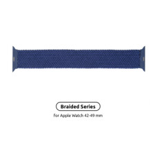 Ремінець до смарт-годинника Armorstandart Braided Solo Loop для Apple Watch 49/46/45/44/42 (Series 1-3) Atlantic Blue Size 6 (148 mm) (ARM58078)