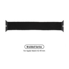 Ремінець до смарт-годинника Armorstandart Braided Solo Loop для Apple Watch 49/46/45/44/42 (Series 1-3) Charcoal Size 6 (148 mm) (ARM58072)