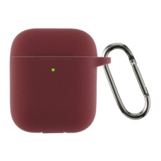 Чохол для навушників Armorstandart Ultrathin Silicone Case With Hook для Apple AirPods 2 Burgundy (ARM59680)